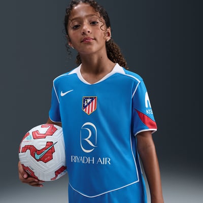 Maglia Nike Atlético Madrid 2025/26 Stadium Third Dri-FIT Total 90 Replica "Photo Blue & Sport Red" | Bambini | Calcio | 01 | SPORTSHOWROOM