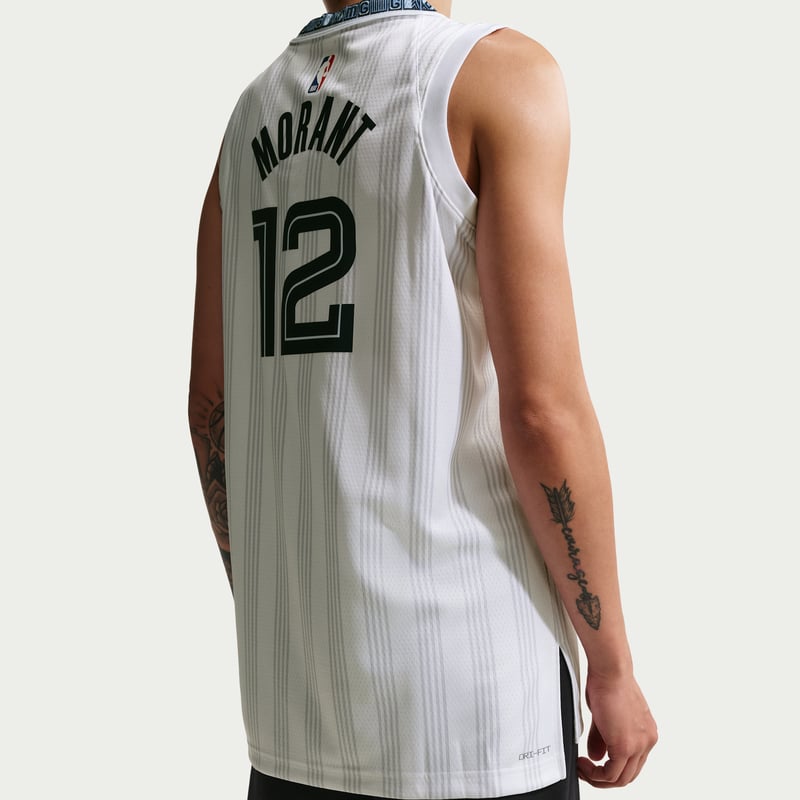 Nike Ja Morant Memphis Grizzlies City Edition NBA Swingman Paita "White" | Miehet | Koripallo | 04 | SPORTSHOWROOM