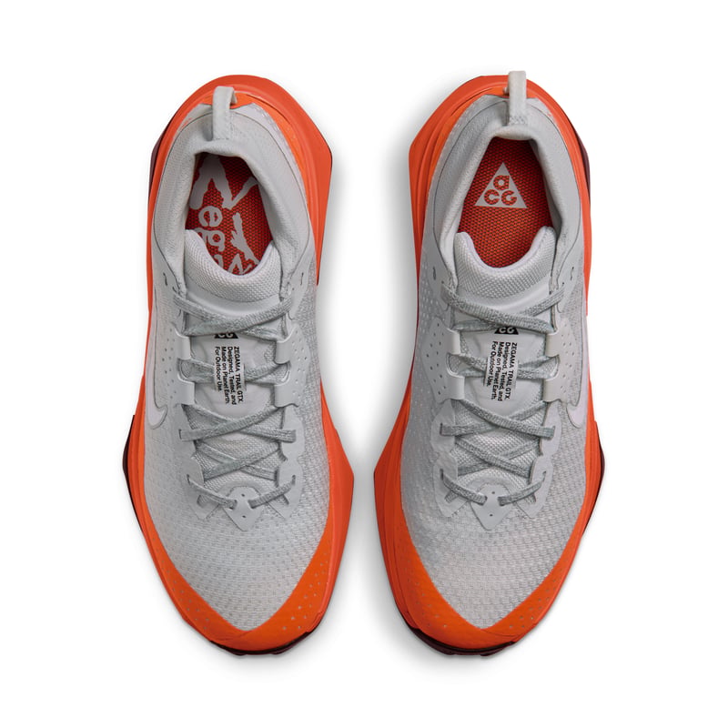 Nike ACG Zegama GORE-TEX trailrunningschoenen "Light Silver & Safety Orange" | Dames | Outdoor | 04 | SPORTSHOWROOM