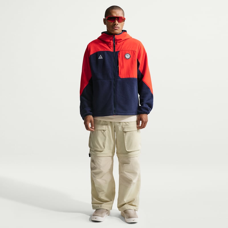 Nike ACG x United States Olympic Team Full-Zip Jacket "Obsidian & Chile Red" | Men | Football | 04 | SPORTSHOWROOM