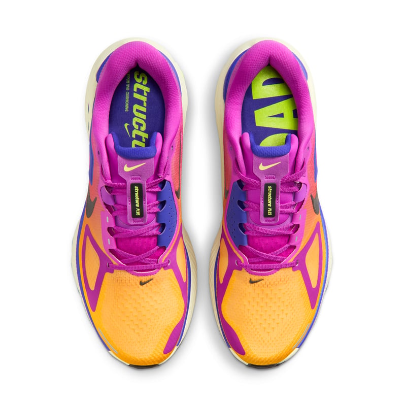 Nike Structure Plus runners "Hyper Violet & Citron Pulse" | Men | Running | 04 | SPORTSHOWROOM