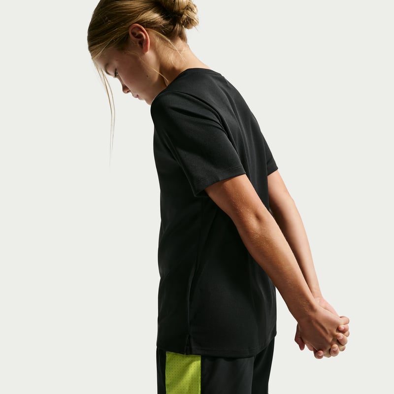 Maillot Nike Miler Dri-FIT "Black & Lemon Venom" | Enfant | | 04 | SPORTSHOWROOM