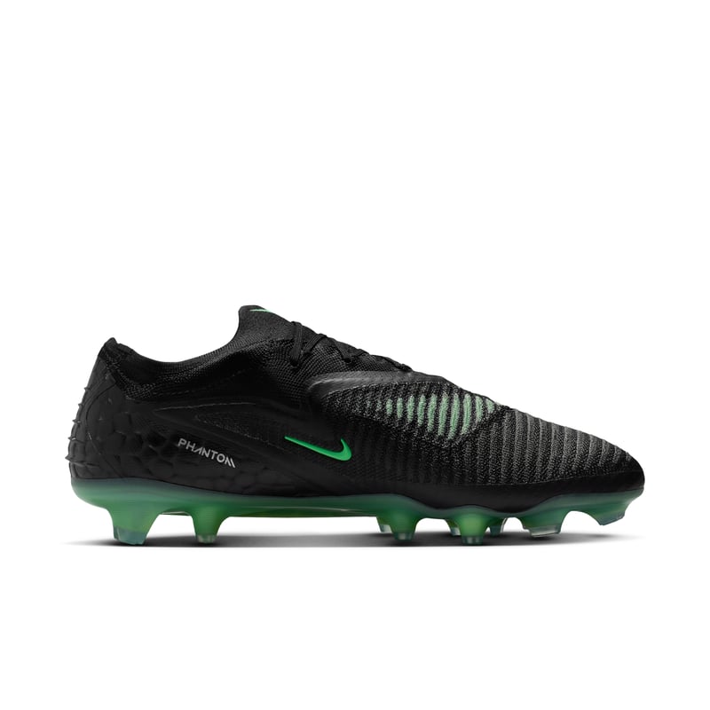 Nike Phantom 6 Low Elite FG fotbollsskor "Black & llusion Green" | Män | Fotboll | 03 | SPORTSHOWROOM