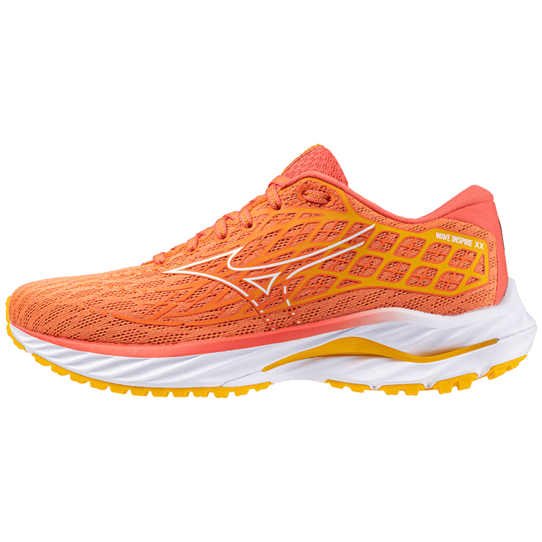 Обувки Mizuno Wave Inspire 20 "Nasturtium & Citrus" | Жени | Бягане | 01 | SPORTSHOWROOM