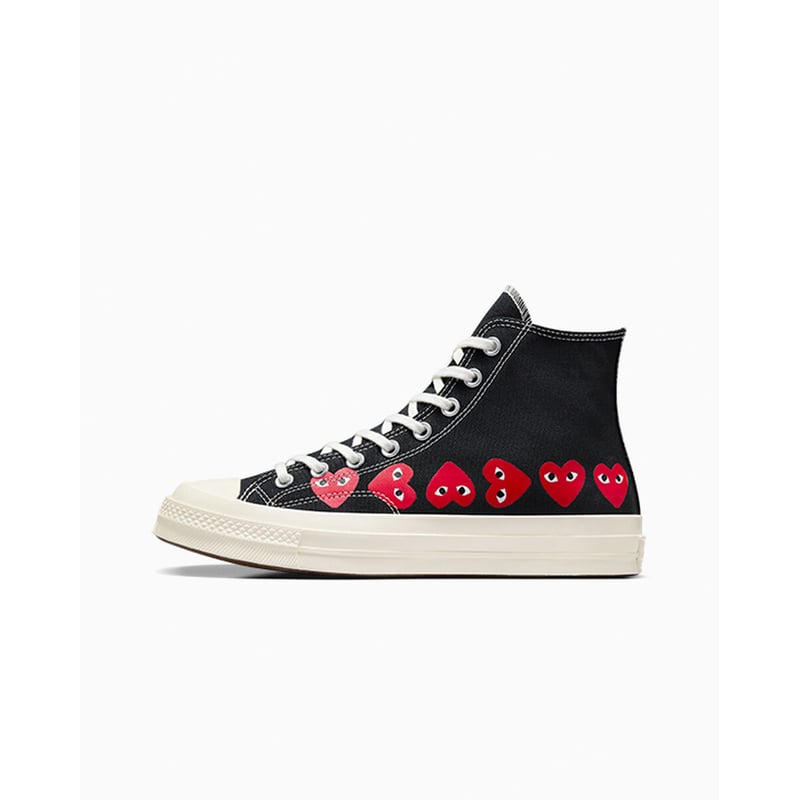 Converse Chuck 70 High x Comme des Garçons PLAY ‘Multi Heart’ A08147C 03