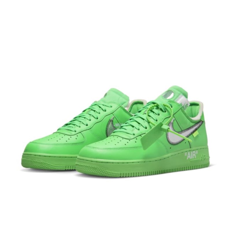 Air force one hot sale white green