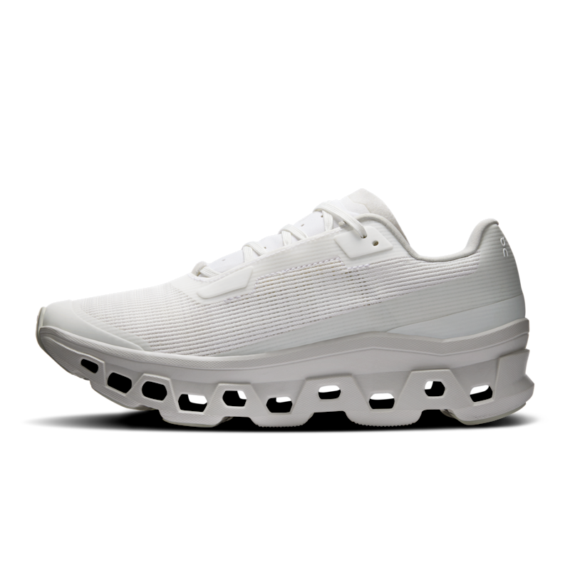On Cloudmonster Void running shoes "Triple White" | Women | Running | 04 | SPORTSHOWROOM