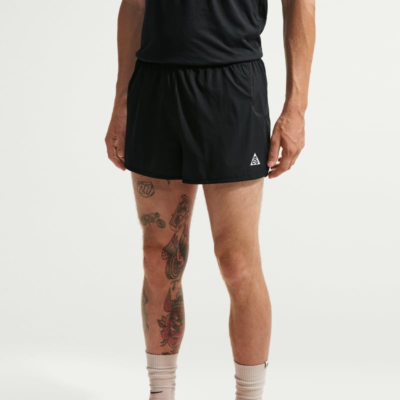 Nike ACG 'Trailwind' Dri-FIT ADV 3" Brief-Lined Shorts "Black" | Men | Outdoor | 02 | SPORTSHOWROOM