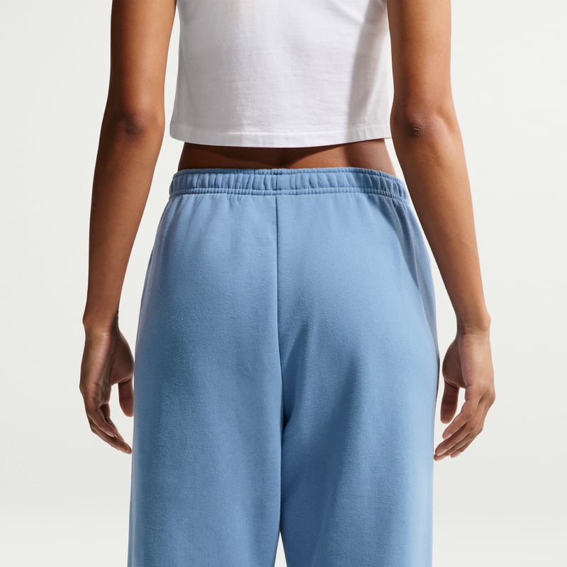 Nike Studio Fleece Medium Weight High-Rise Oversized Cuffed Bukse "Work Blue & Sail" | Dame | | 02 | SPORTSHOWROOM