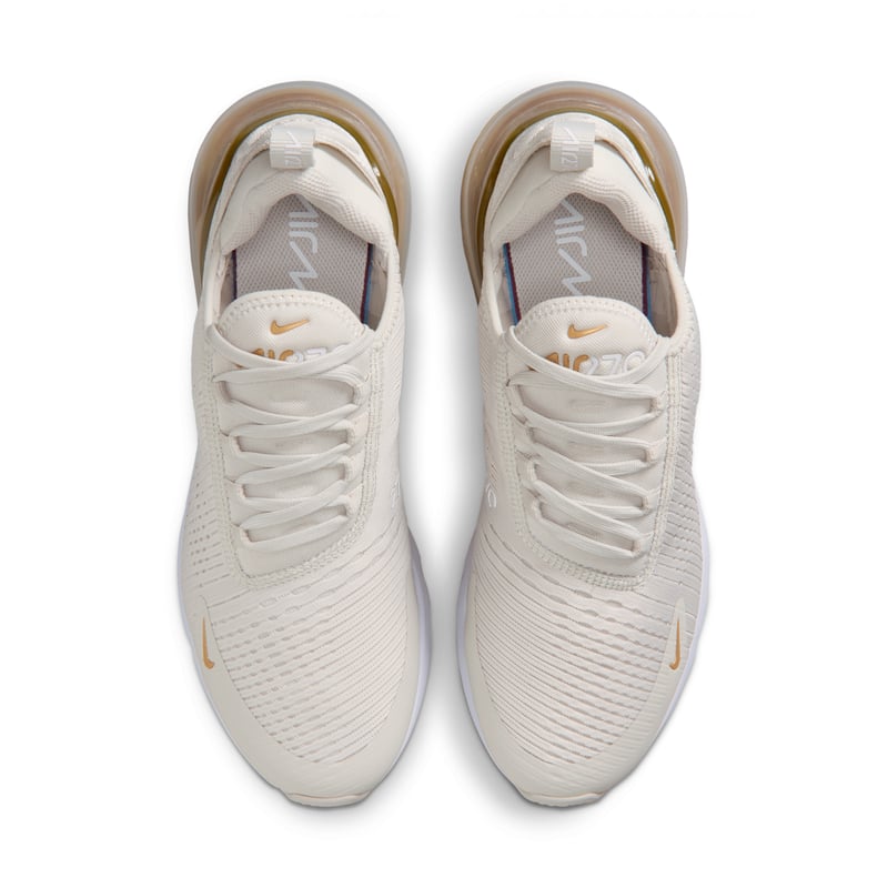 Baskets Nike Air Max 270 "Light Bone & Metallic Gold" | Femme | Sportstyle | 04 | SPORTSHOWROOM