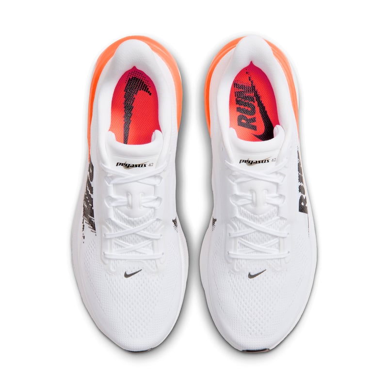 Nike Pegasus 42 running shoes "White & Total Orange" | Men | Running | 04 | SPORTSHOWROOM