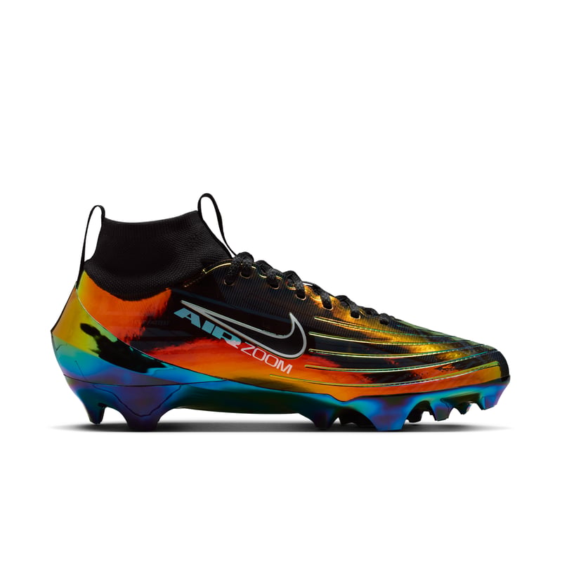 Nike Vapor Pro 1 American Football cleats "Black & Metallic Silver" | Men | American Football | 03 | SPORTSHOWROOM