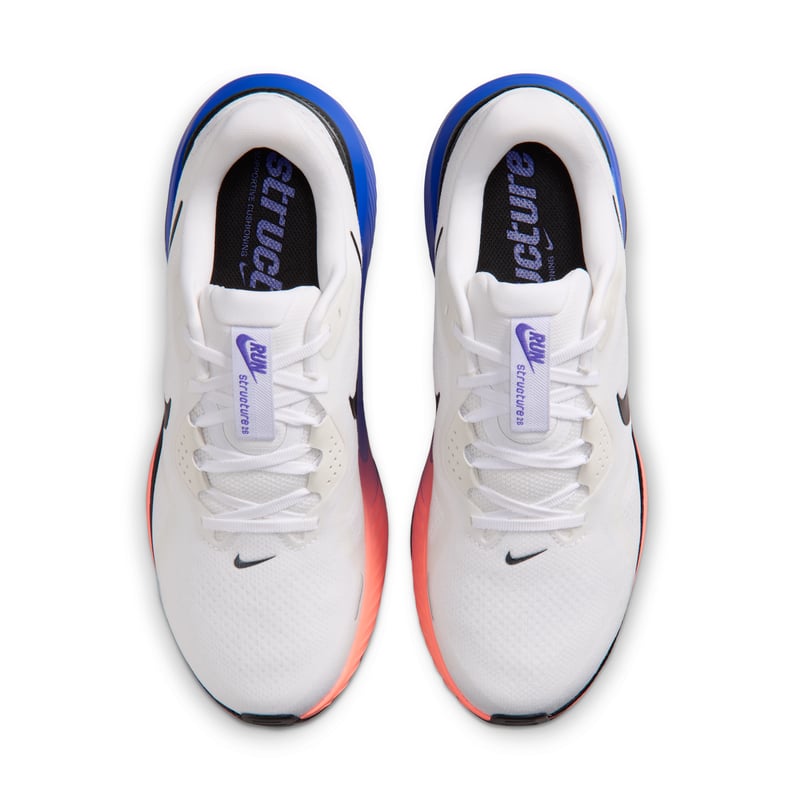Nike Structure 26 Laufschuhe "White & Atomic Pink" | Herren | Laufen | 04 | SPORTSHOWROOM