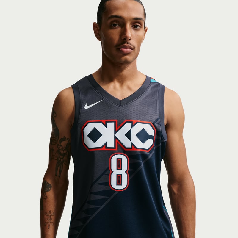Nike Oklahoma City Thunder City Edition NBA Swingman Jalen Williams HM5990-439 03