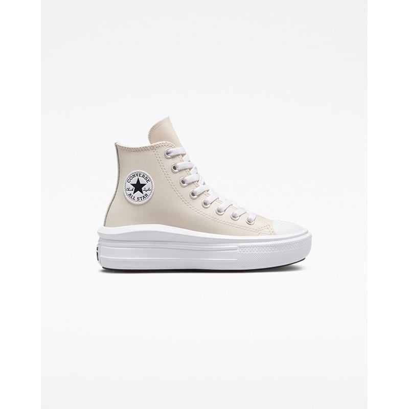 Converse Chuck Taylor All Star Move Platform Coated Leather A04254C 01