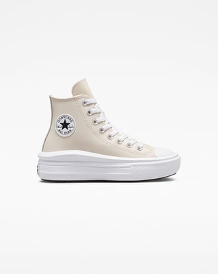 Converse Chuck Taylor All Star Move Platform Coated Leather A04254C