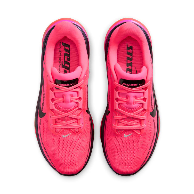 Nike Pegasus 42 löparskor "Hyper Pink & Laser Crimson" | Kvinnor | Löpning | 04 | SPORTSHOWROOM