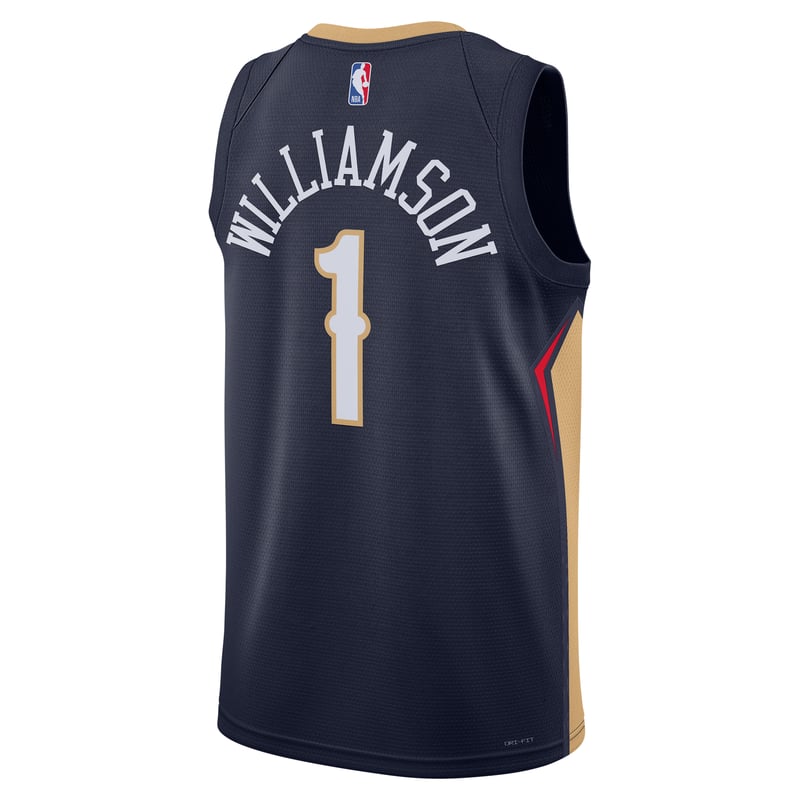 Nike New Orleans Pelicans Icon Edition Dri-FIT NBA Swingman Zion Williamson DN2014-419 02