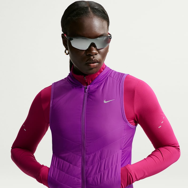 Nike Tempo Repel Warm Top "Bold Berry" | Dames | Hardlopen | 01 | SPORTSHOWROOM