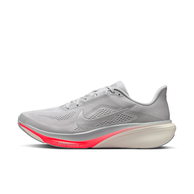 Nike Pegasus 42 running shoes "Wolf Grey & Flash Crimson" | Men | Running | 01 | SPORTSHOWROOM