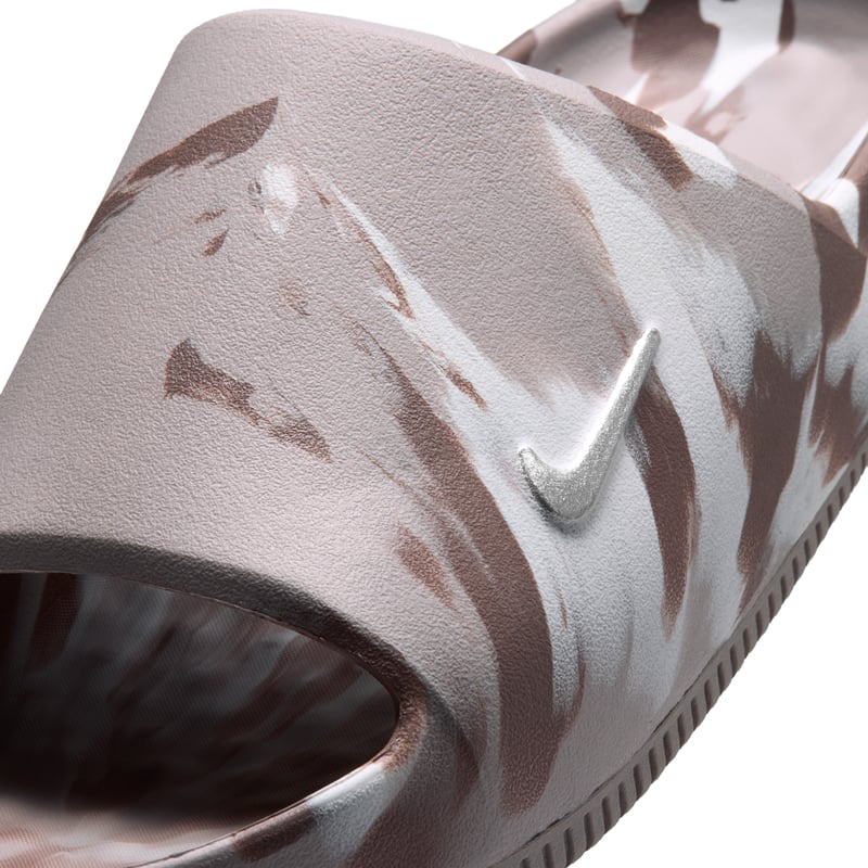 Nike Calm 2.0 Marbled Slide sneakers "Sail & Mink Brown" | Dame | Sportstyle | 06 | SPORTSHOWROOM