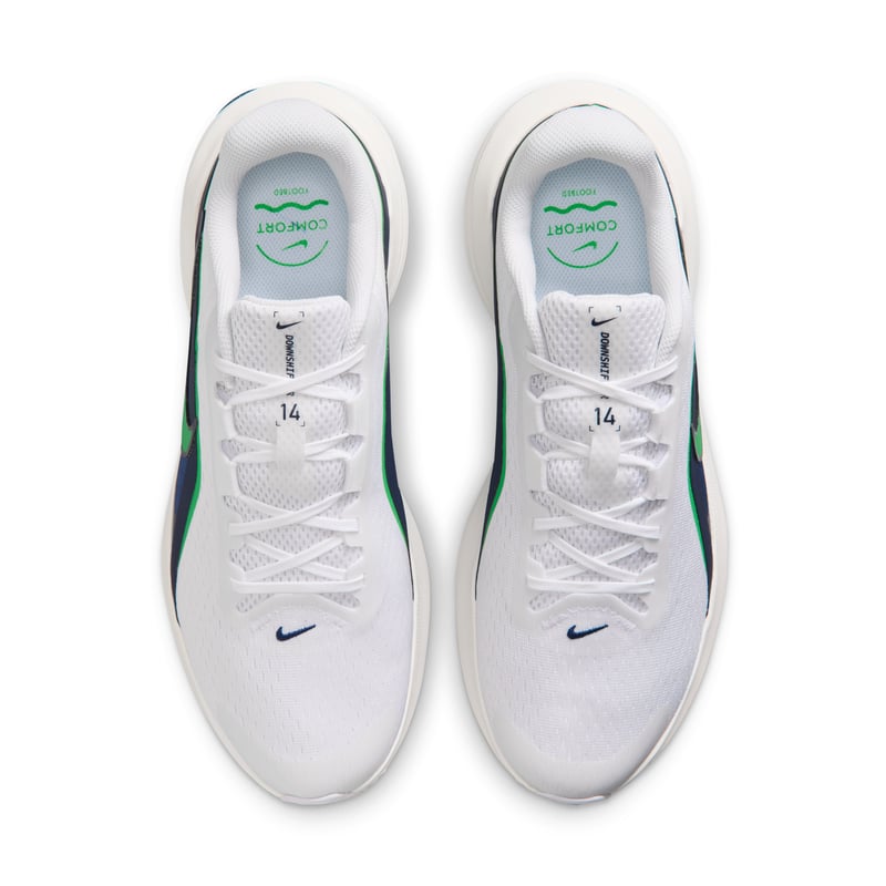 Обувки Nike Downshifter 14 "White & Midnight Navy" | Мъже | Бягане | 04 | SPORTSHOWROOM