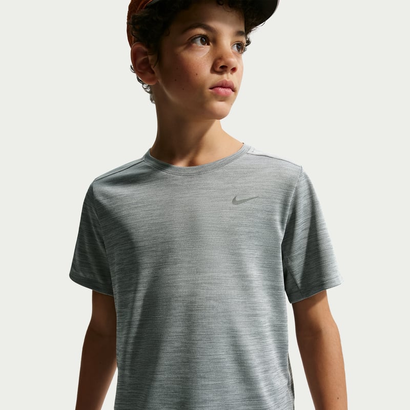 Maillot Nike Miler Dri-FIT "Smoke Grey" | Enfant | | 03 | SPORTSHOWROOM