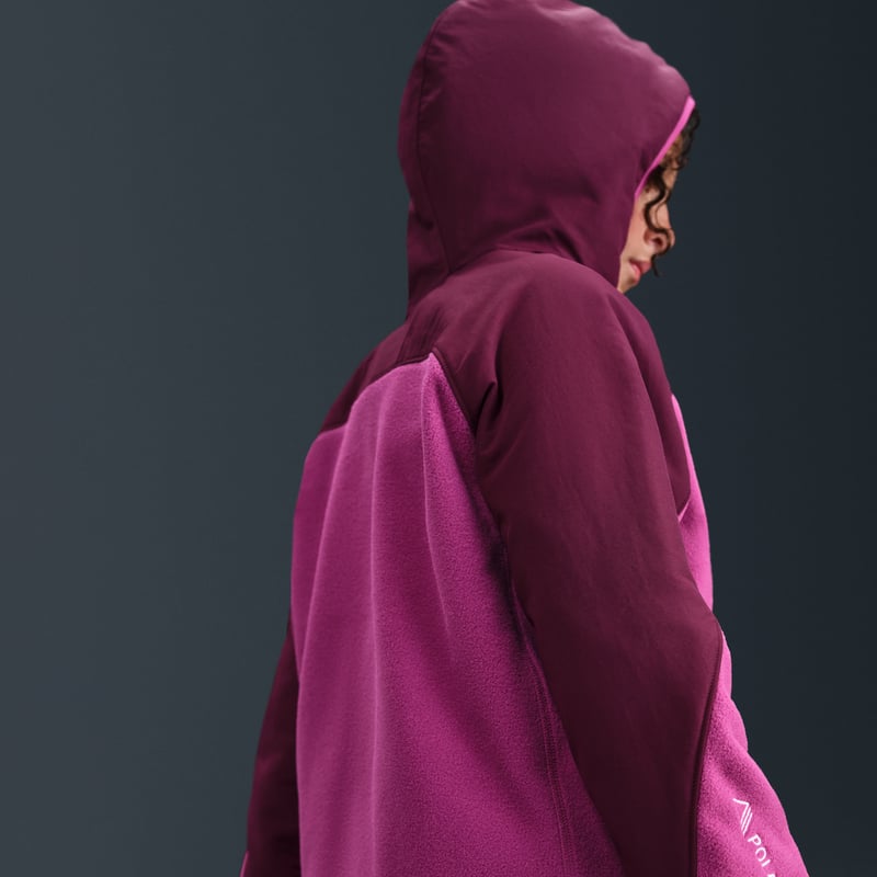 Nike ACG "Wolf Tree" Polartec Full-Zip Hettegenser "Cactus Flower & Bordeaux" | Barn | | 04 | SPORTSHOWROOM
