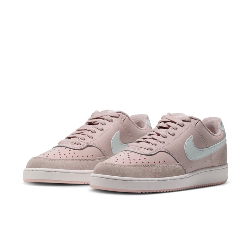 Nike Court Vision Low Suede trainers "Silt Red & Summit White" | Women | SportStyle | 05 | SPORTSHOWROOM