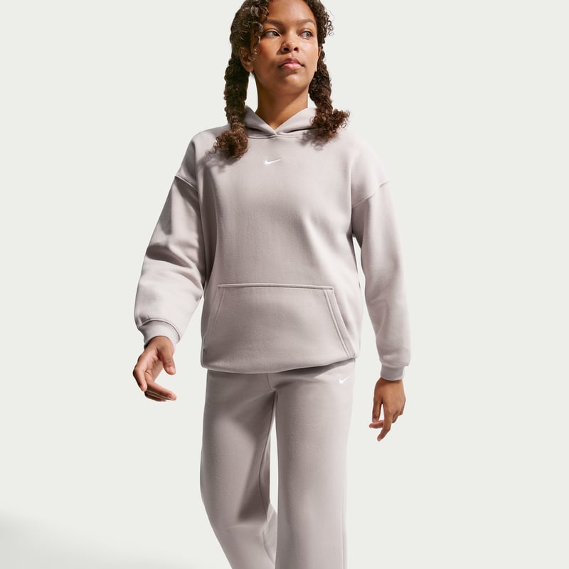 Hlace Nike Studio Fleece Open-Hem "Moon Particle & White" | Djeca | | 03 | SPORTSHOWROOM