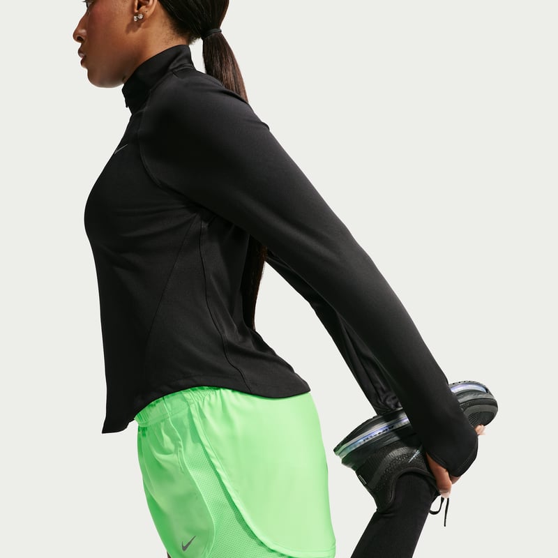 Short Nike Tempo Dri-FIT Mid-Rise Brief-Lined "Illusion Green" | Femme | Course à pied | 04 | SPORTSHOWROOM