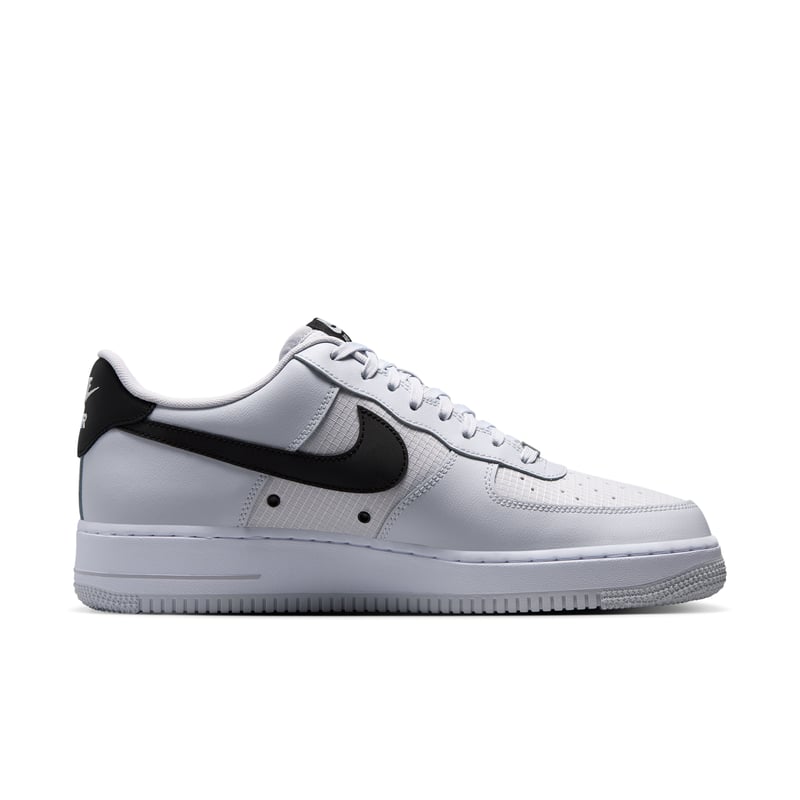 Nike Air Force 1 '07 LV8 Ripstop Sneaker "Geyser Grey & Black" | Herren | Sportstyle | 03 | SPORTSHOWROOM