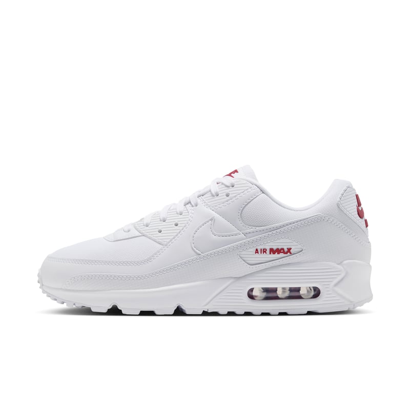 Tenisky Nike Air Max 90 "White & Tough Red" | Muži | Sportstyle | 01 | SPORTSHOWROOM