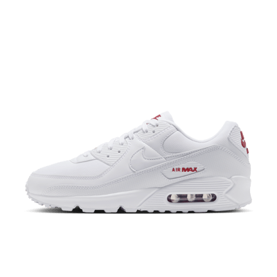 Sneakersy Nike Air Max 90 "White & Tough Red" | Mezczyzni | Sportstyle | 01 | SPORTSHOWROOM