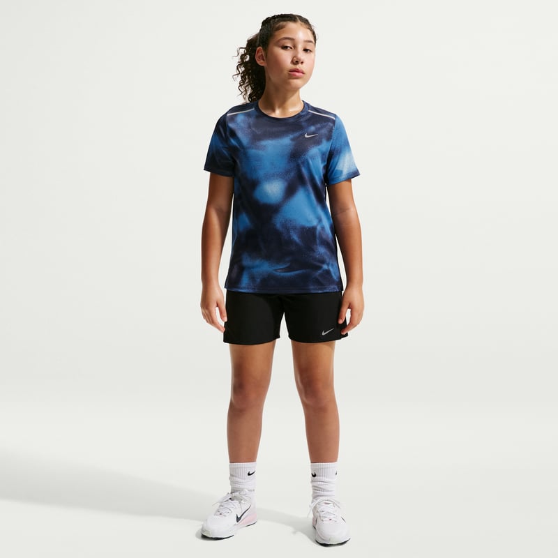 Maillot Nike Miler Dri-FIT "Football Blue & Midnight Navy" | Enfant | Course à pied | 04 | SPORTSHOWROOM