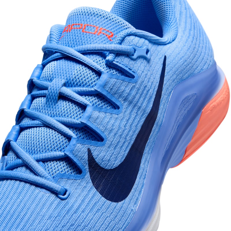 Nike Vapor 12 tennis runners "University Blue & Hot Lava" | Men | Tennis | 07 | SPORTSHOWROOM