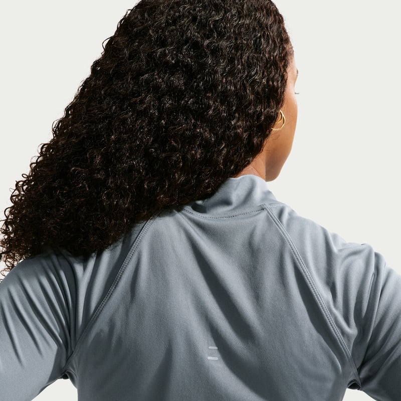 Haut Nike Tempo Dri-FIT 1/4-Zip "Cool Grey" | Femme | Course à pied | 02 | SPORTSHOWROOM