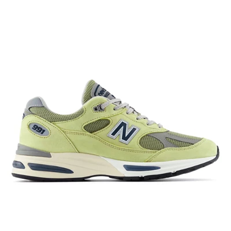 New Balance 991v2 Made in UK Summer Brights sneakerit "Green Banana & Moss" | Miehet & Naiset | Sportstyle | 00 | SPORTSHOWROOM