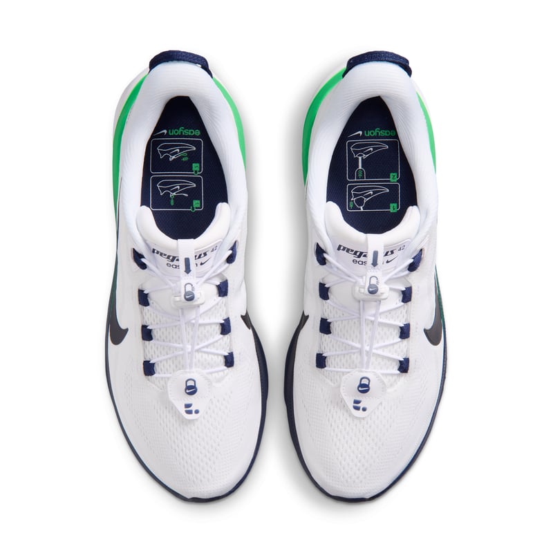 Buty do biegania Nike Pegasus 42 EasyOn "White & Green Spark" | Mezczyzni | Bieganie | 04 | SPORTSHOWROOM