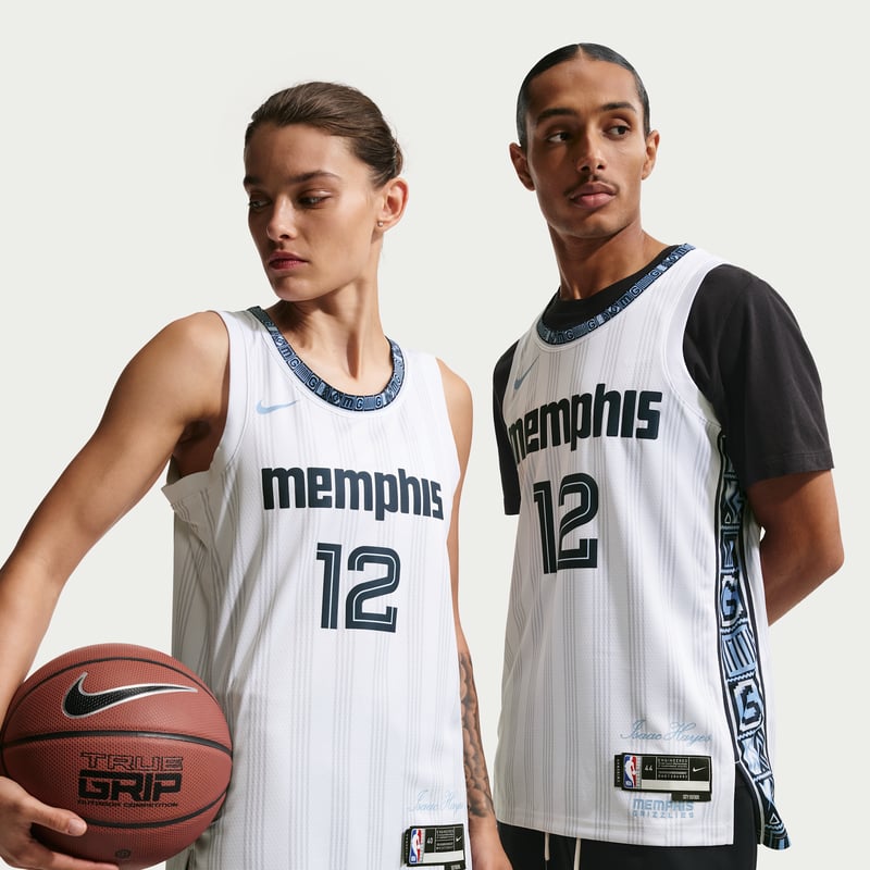 Nike Ja Morant Memphis Grizzlies City Edition NBA Swingman Paita "White" | Miehet | Koripallo | 01 | SPORTSHOWROOM