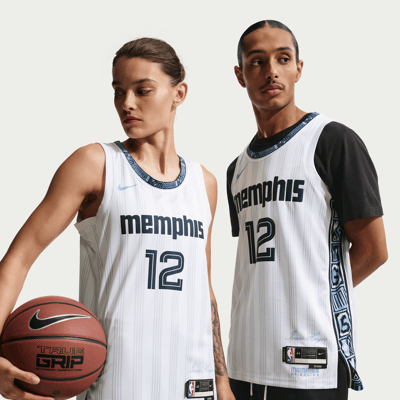 Nike Ja Morant Memphis Grizzlies City Edition NBA Swingman Paita "White" | Miehet | Koripallo | 01 | SPORTSHOWROOM
