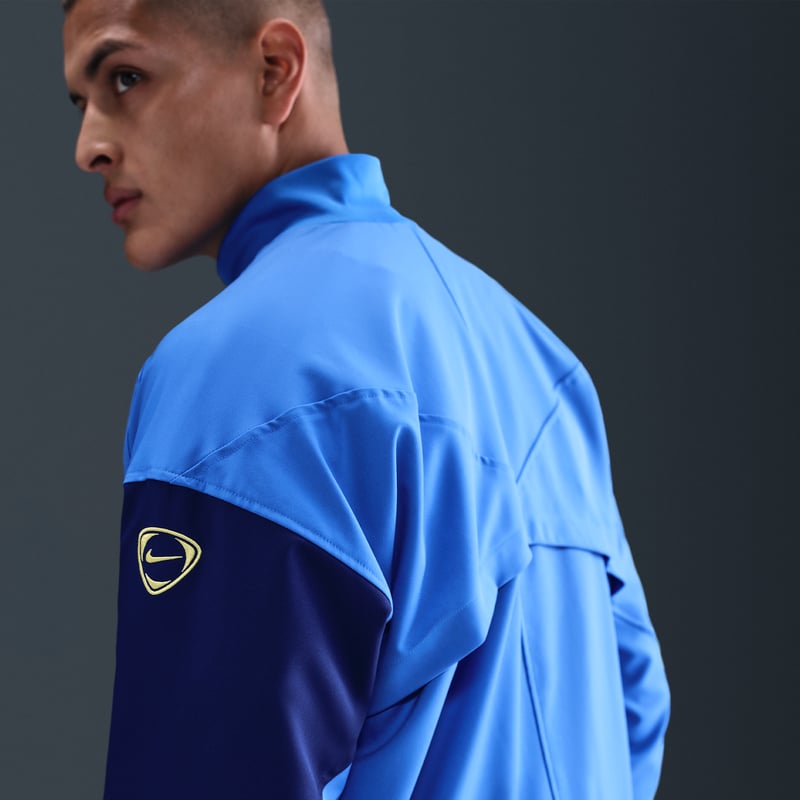 Nike Tottenham Hotspur Strike Third Dri-FIT Total 90 Anthem Jacket "Pacific Blue & Dynamic Yellow" | Men | SportStyle | 02 | SPORTSHOWROOM