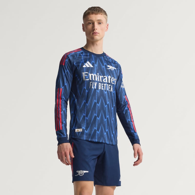 adidas Arsenal 2025/26 Long Sleeve Away Authentic JJ1834 01