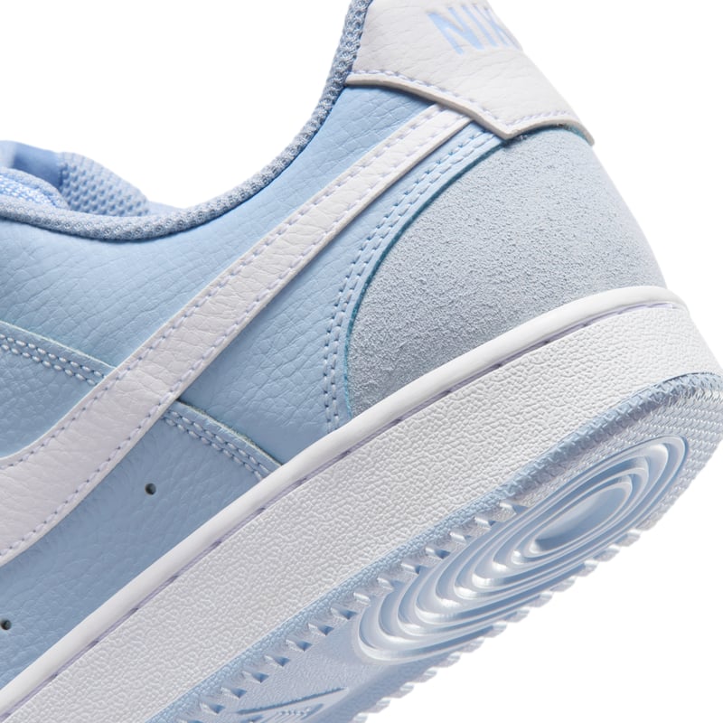 Baskets Nike Court Vision Low Suede "Hydrogen Blue & White" | Femme | Sportstyle | 08 | SPORTSHOWROOM
