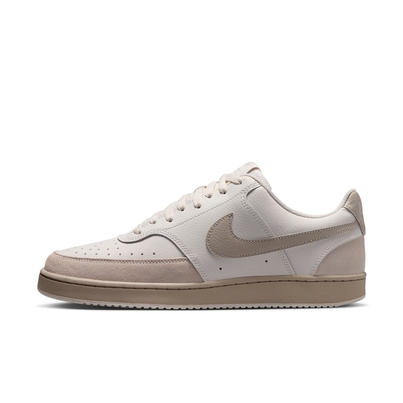 Nike Court Vision Low Suede sneakers "Phantom & Cream II" | Heren | Sportstyle | 01 | SPORTSHOWROOM