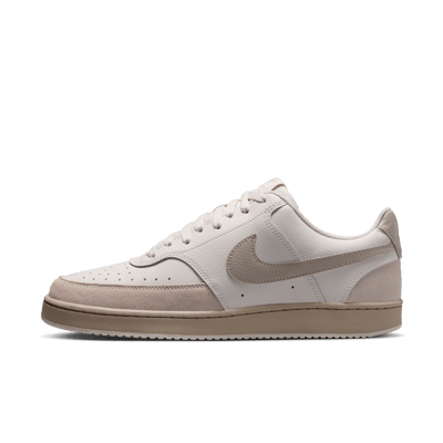 Nike Court Vision Low Suede sneakers "Phantom & Cream II" | Män | Sportstyle | 01 | SPORTSHOWROOM