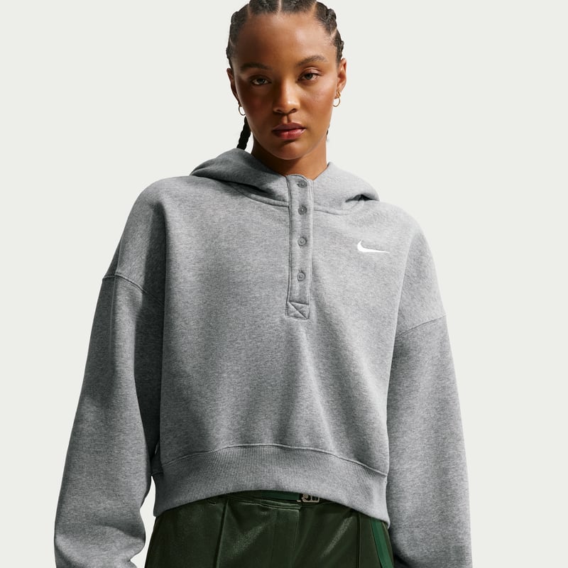 Nike Phoenix Fleece Oversized Cropped Henley IF0258-063 01