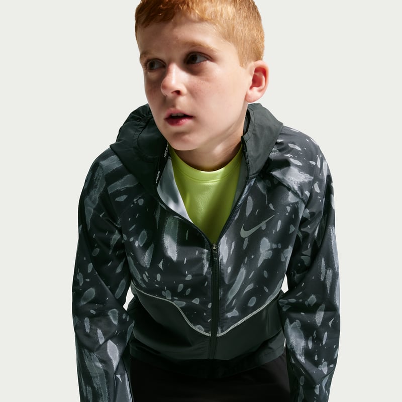 Jacket Nike Miler Repel UV "Black" | Enfant | | 03 | SPORTSHOWROOM