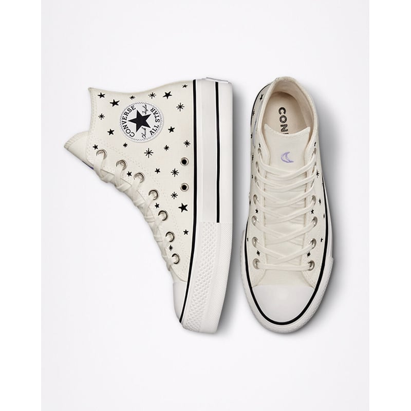 Converse Chuck Taylor All Star Lift Platform High ‘Embroidered Stars’ A03724C 05