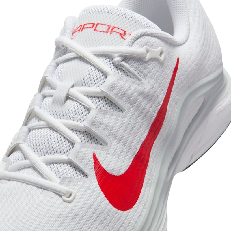 Nike Vapor 12 tennisskor "White & Light Crimson" | Män | Tennis | 07 | SPORTSHOWROOM